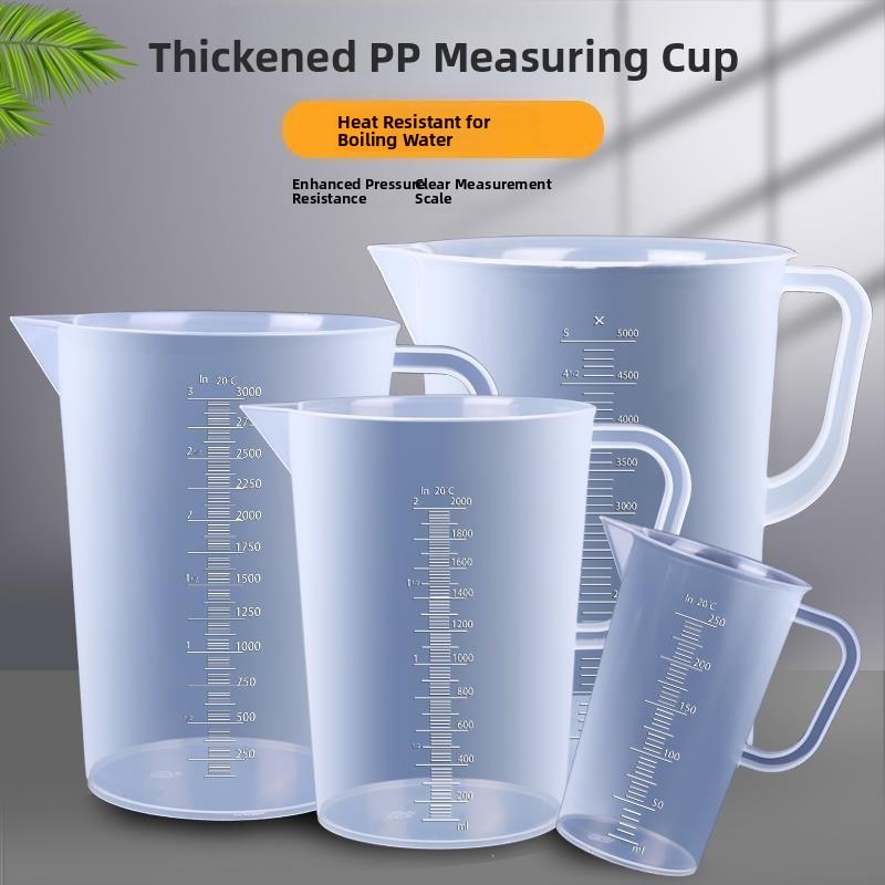 Kitchen Baking Containers - 6L Plastic Oil Measurement Cup Transparent