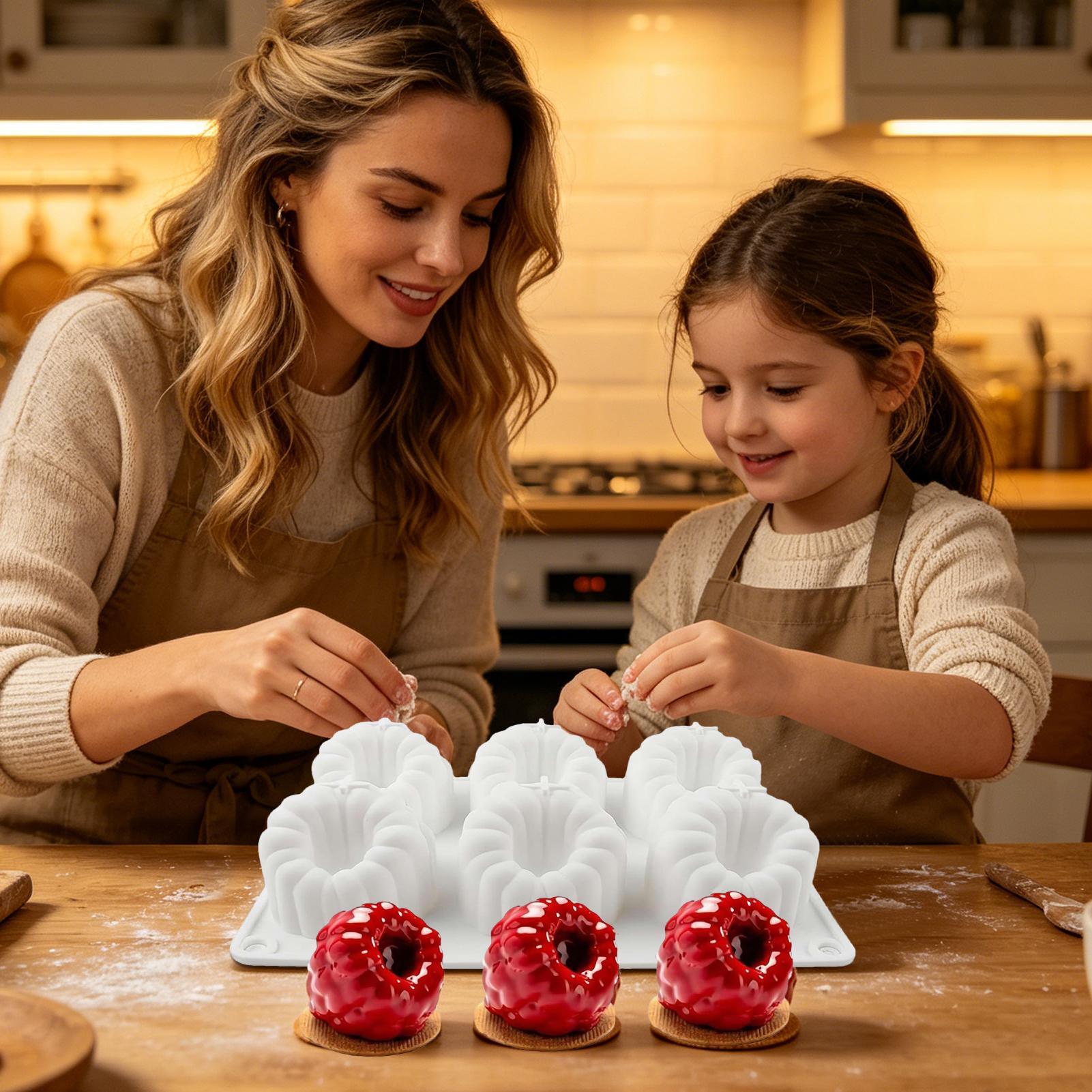 Kitchen Baking Molds - Raspberry Silicone Mold 3D Raspberry Shape