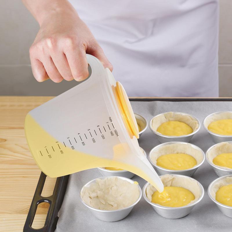 Kitchen Baking Containers - 1500Ml Kitchen Baking Mixing Cup Liquid