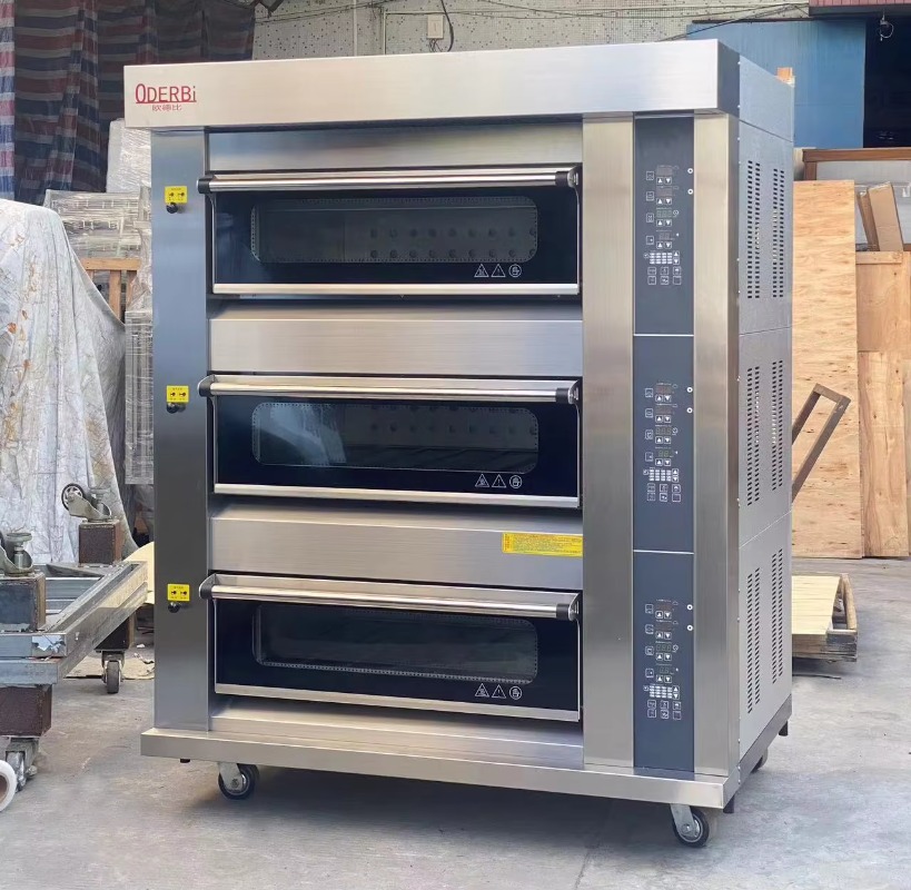 Commercial Kitchen For Baking - Customized Commercial 3 Deck 6 Trays