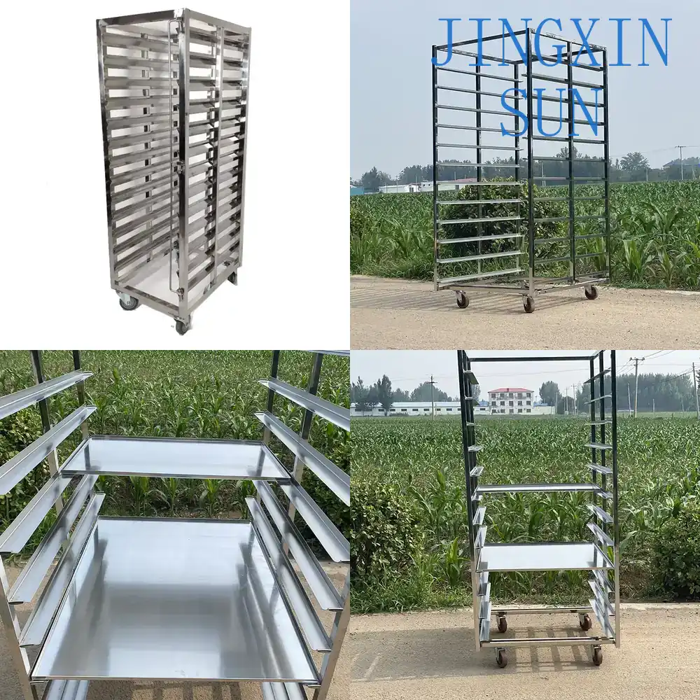 Kitchen Baking Cart - 304 Stainless Steel Kitchen Food Bread