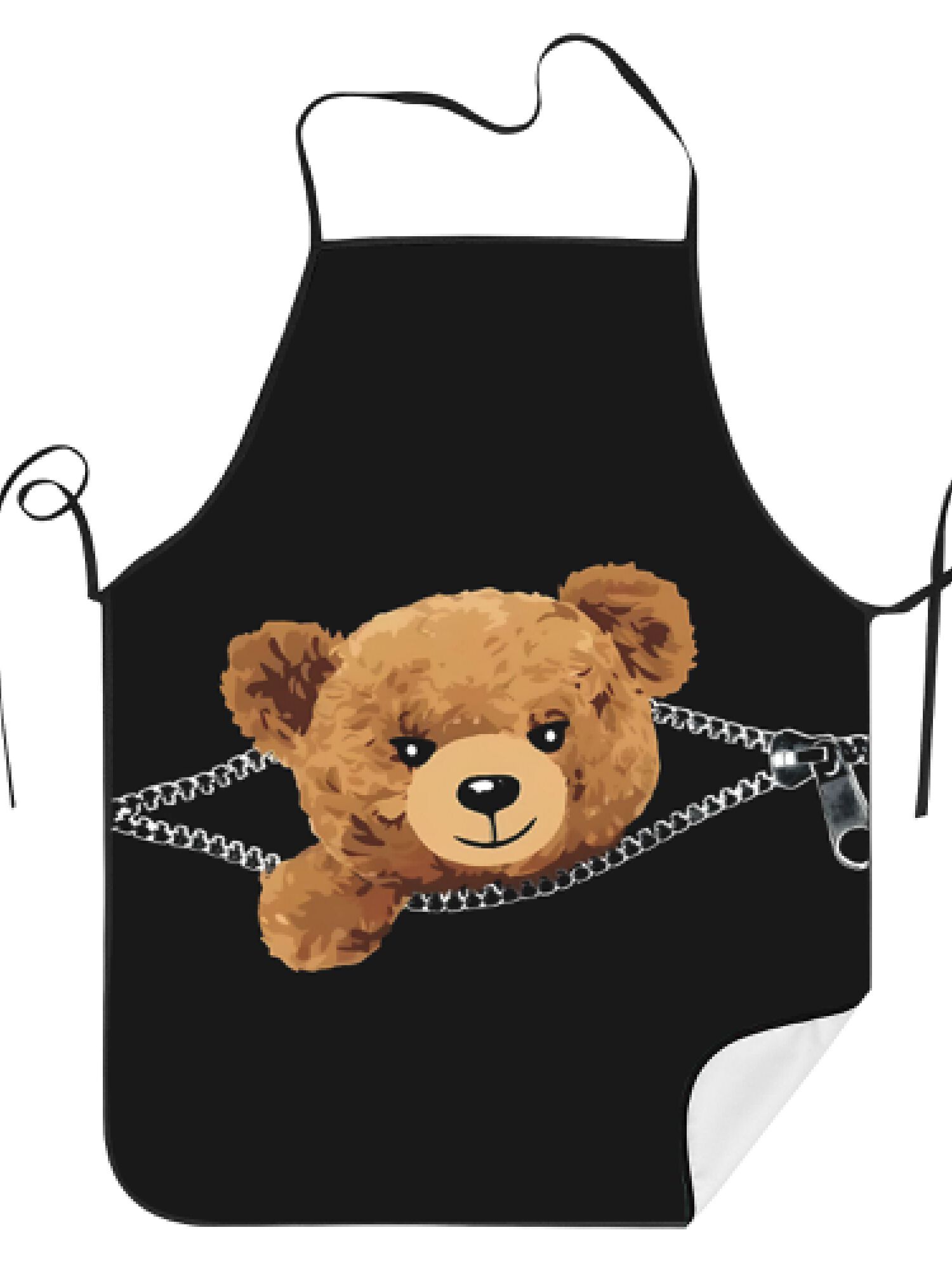 1pc Zipper Bear Apron Cute Ted - Kitchen Baking Background review and price
