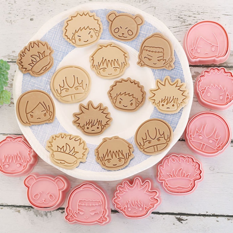 8pcs Jujutsu Kaisen Cake Cooki - Baking Kitchen For Kids review and price
