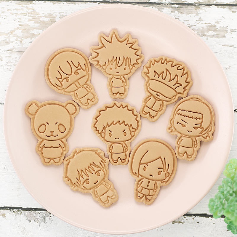 8pcs Jujutsu Kaisen Cake Cooki - Baking Kitchen For Kids review and price