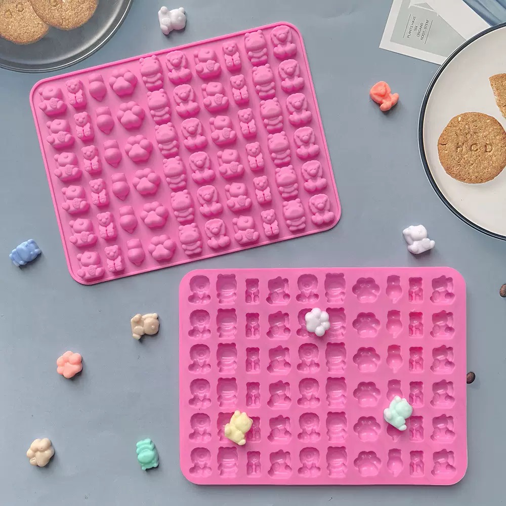 7Pcs Candy Silicone Moulds wit - Kitchen Baking Molds review and price