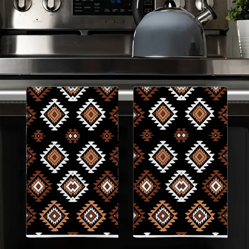 2Pcs, Bohemian Style Diamond-P - Kitchen Baking Necessities review and price