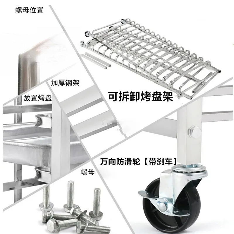 Stainless Steel Baking Tray Ra - Kitchen Baking Cart review and price