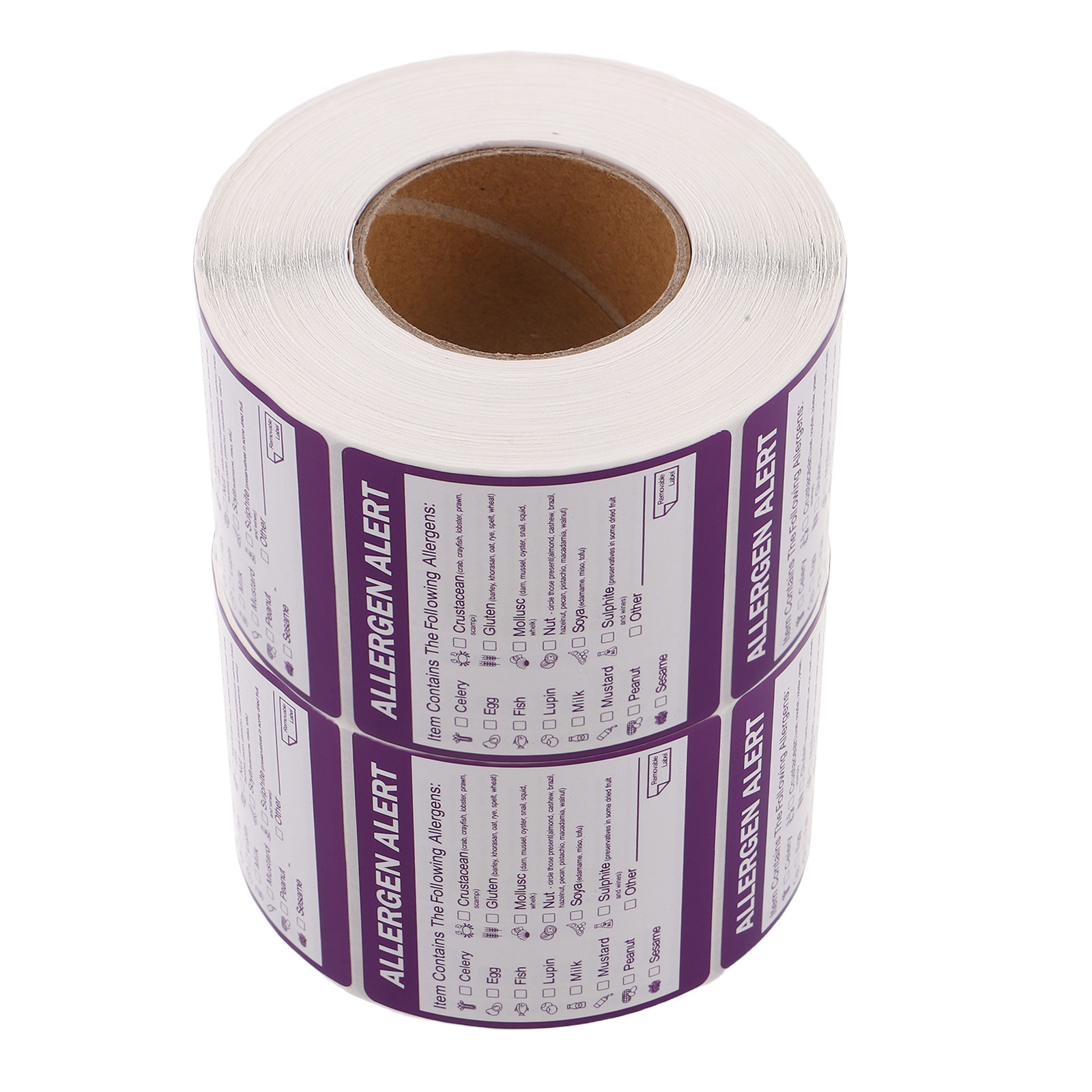2 Rolls 2 Inch Allergen Label  - Commercial Kitchen For Baking review and price
