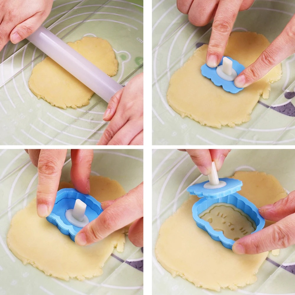 Cookie Mold Stamp Cartoon Saus - Kitchen Baking Molds review and price