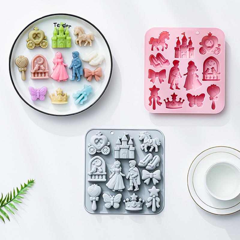 12 Cavity Prince, Princess Sil - Kitchen Baking Molds review and price