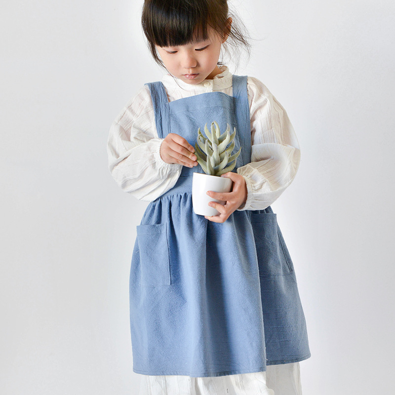 Kids Cotton Apron Dress Parent - Baking Kitchen For Kids review and price