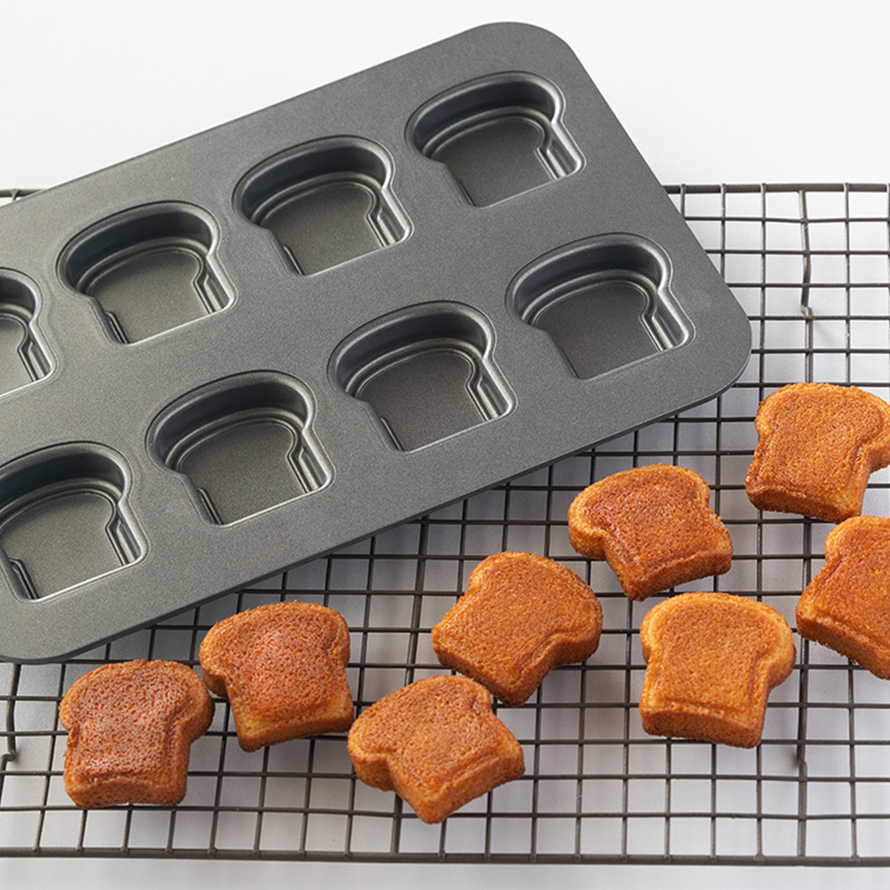 8 Cavity Toast Bread Pattern C - Kitchen Baking Gadgets review and price