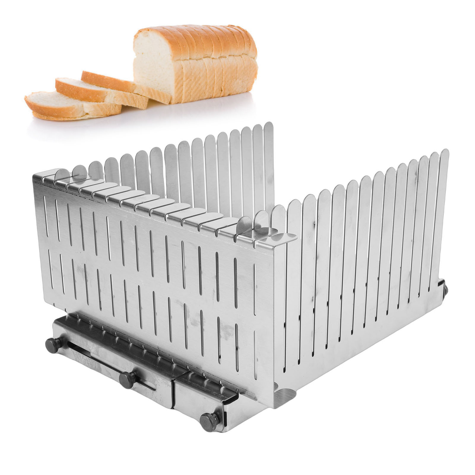 Bread Slicing Guide Stainless  - Commercial Kitchen For Baking review and price