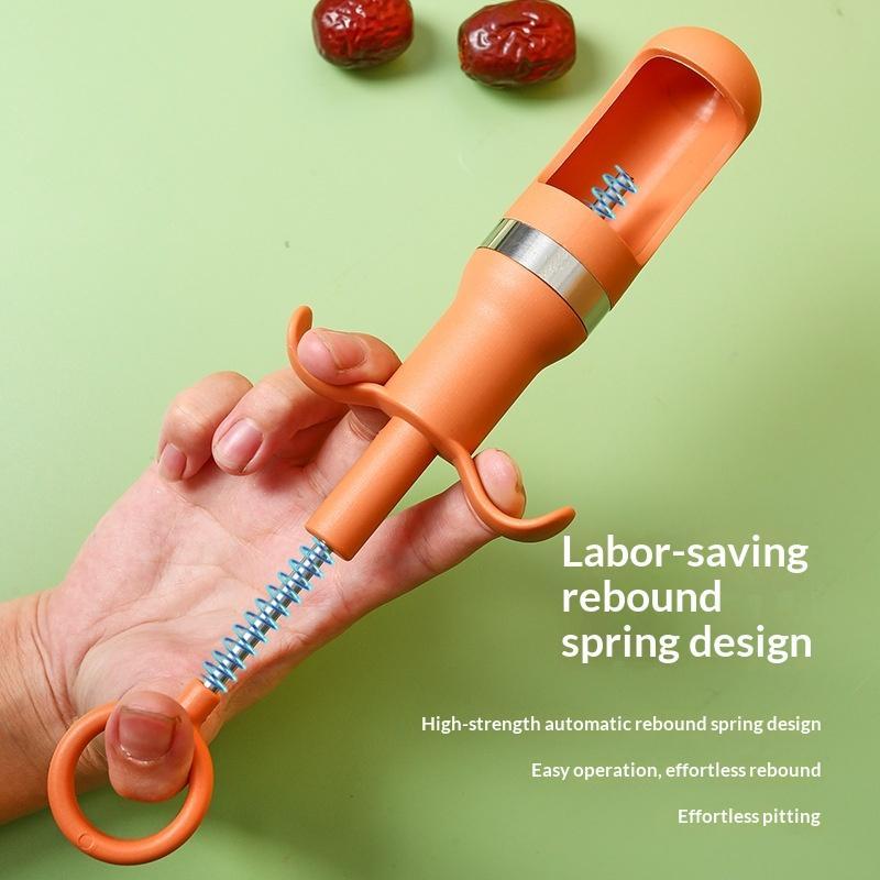 One-Second Cherry Pitter Stain - Kitchen Baking Gadgets review and price