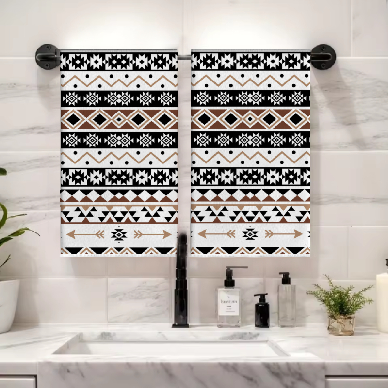 2Pcs, Black and White Geometri - Kitchen Baking Necessities review and price