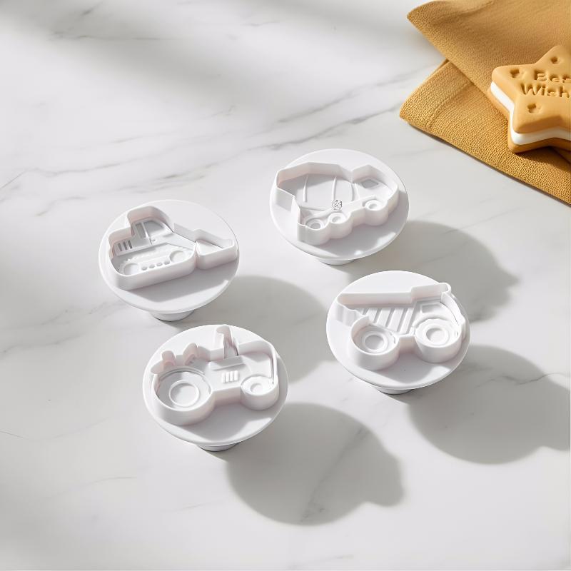 3D Vehicle Cookie Cutter 4pcs  - Kitchen Kids Baking Set review and price