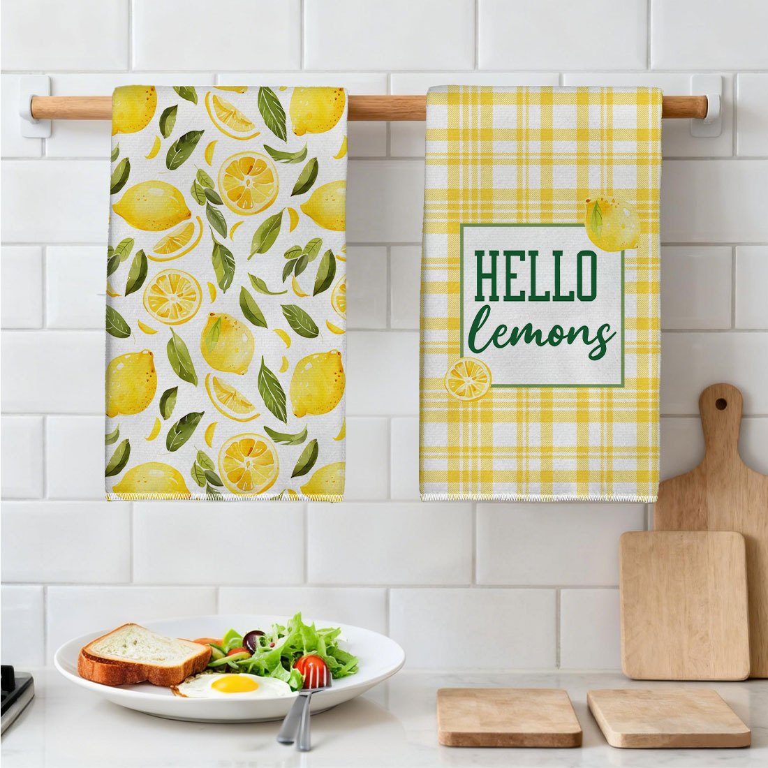 2Pcs, Yellow and White Checker - Kitchen Baking Necessities review and price