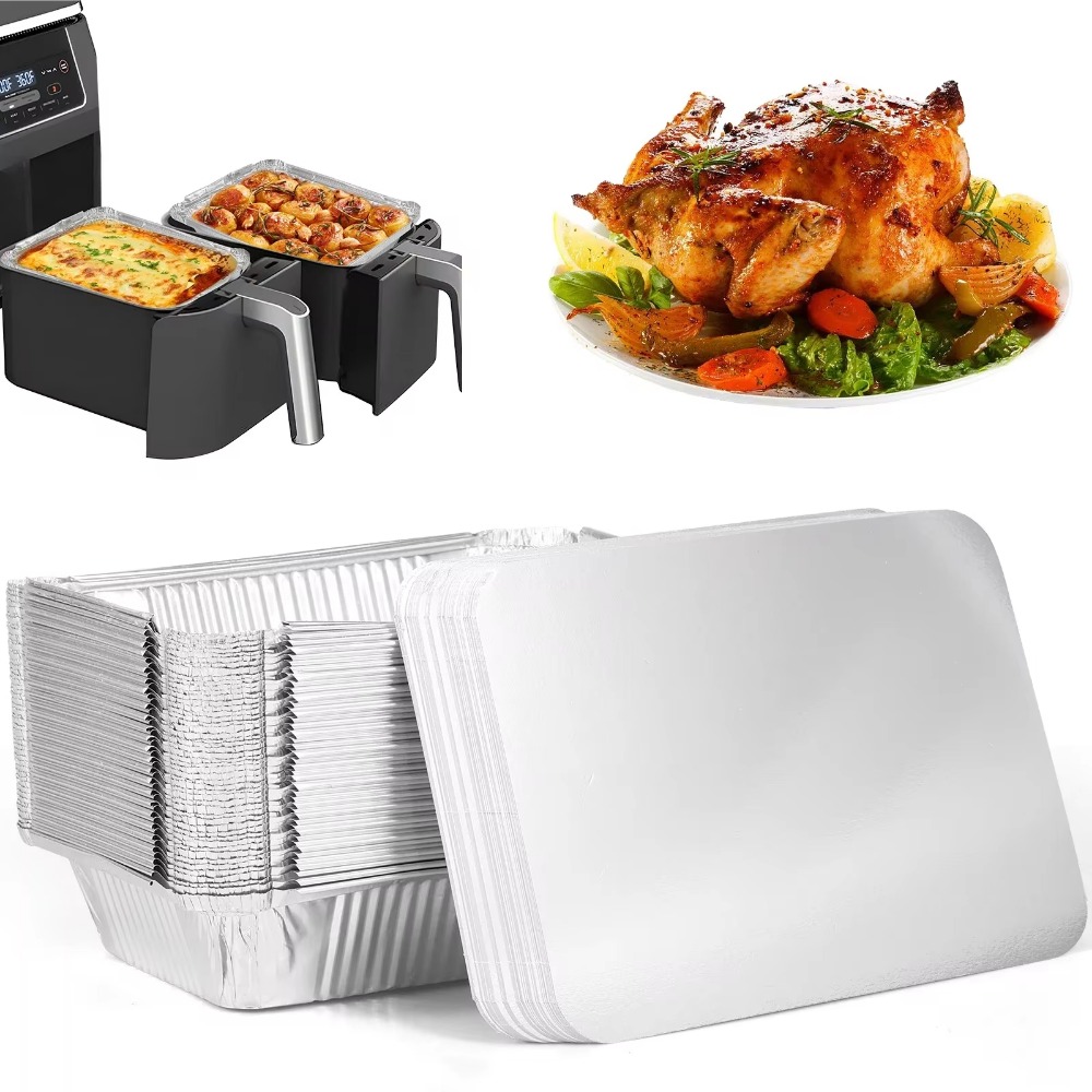 10PCS Disposable Aluminum Foil - Kitchen Baking Containers review and price