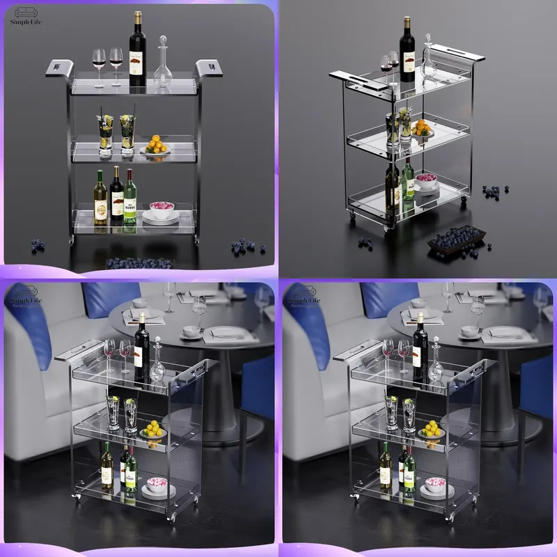 Modern 3-Tier Kitchen Cart wit - Kitchen Baking Cart review and price