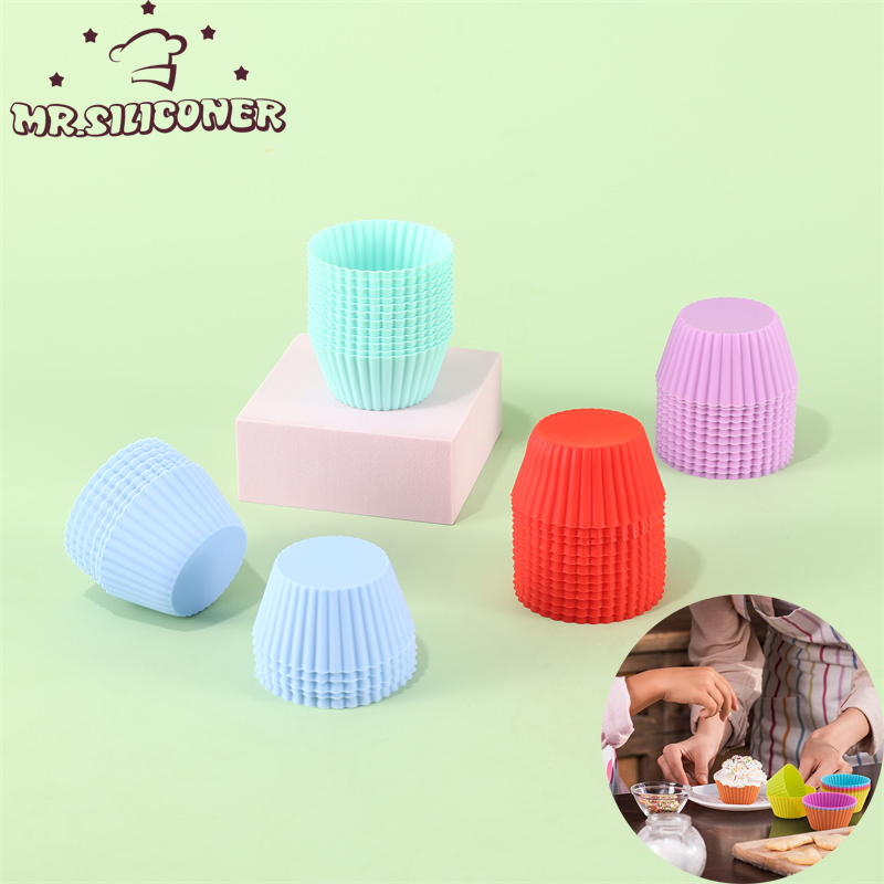 6Pcs/Set Silicone Cake Mold Ro - Kitchen Baking Gadgets review and price