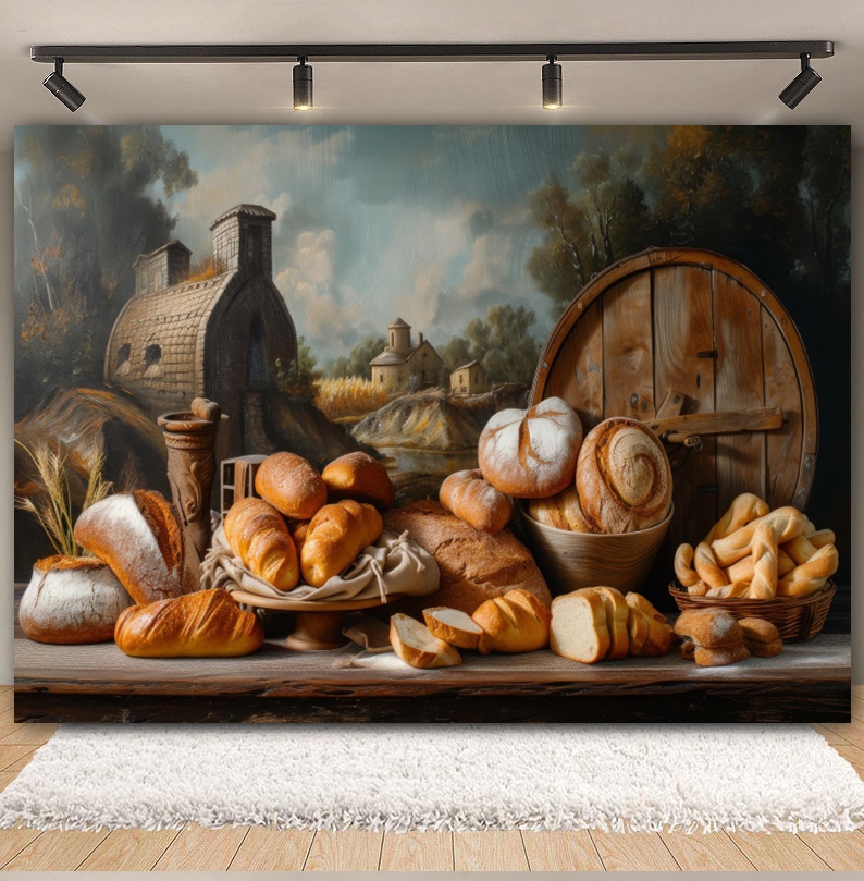 Cooking Bread Backdrop for Pho - Kitchen Baking Background review and price