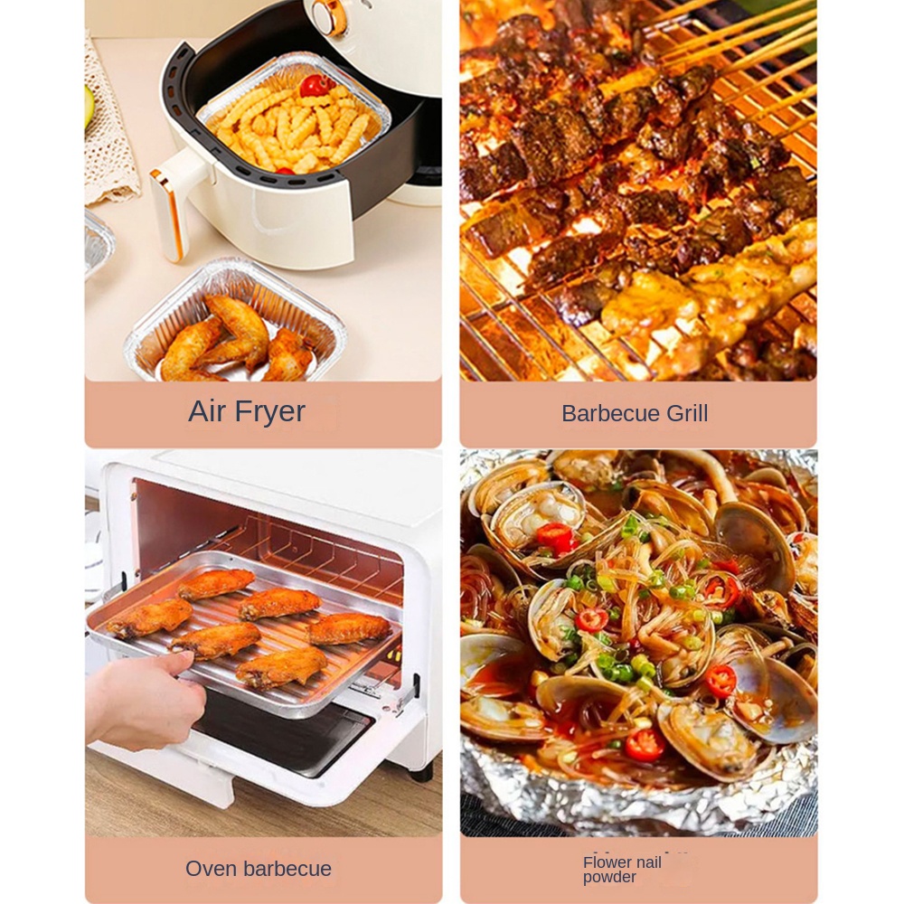 20CM Air Fryer Aluminum Foil P - Kitchen Baking Containers review and price