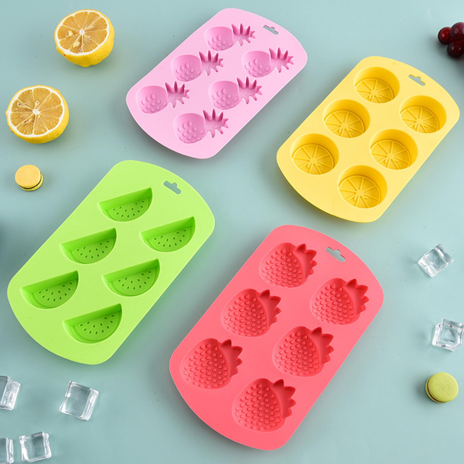 6 Cavity Fruit Shaped Silicone - Kitchen Baking Molds review and price
