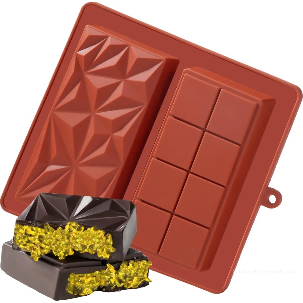 Dubai Chocolate Mold Bar Pista - Kitchen Baking Molds review and price