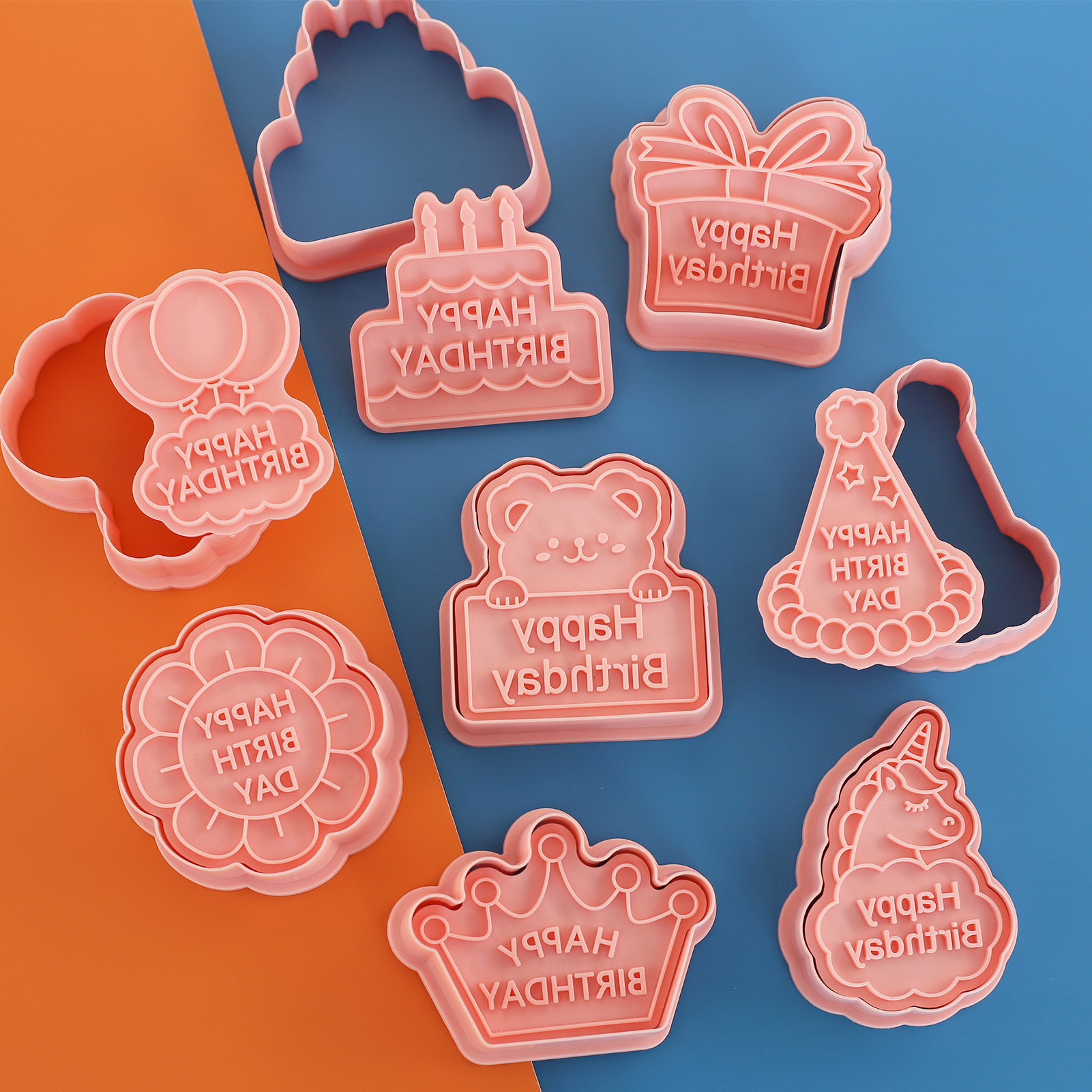8pcs Happy Birthday Cookie Cut - Kitchen Baking Molds review and price
