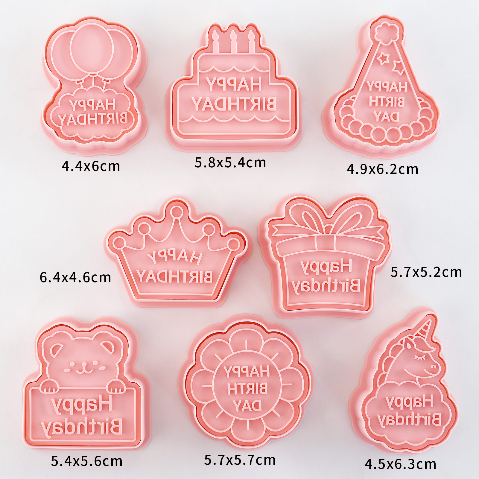 8pcs Happy Birthday Cookie Cut - Kitchen Baking Molds review and price
