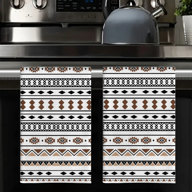 2Pcs, Exotic Geometric Striped - Kitchen Baking Necessities review and price
