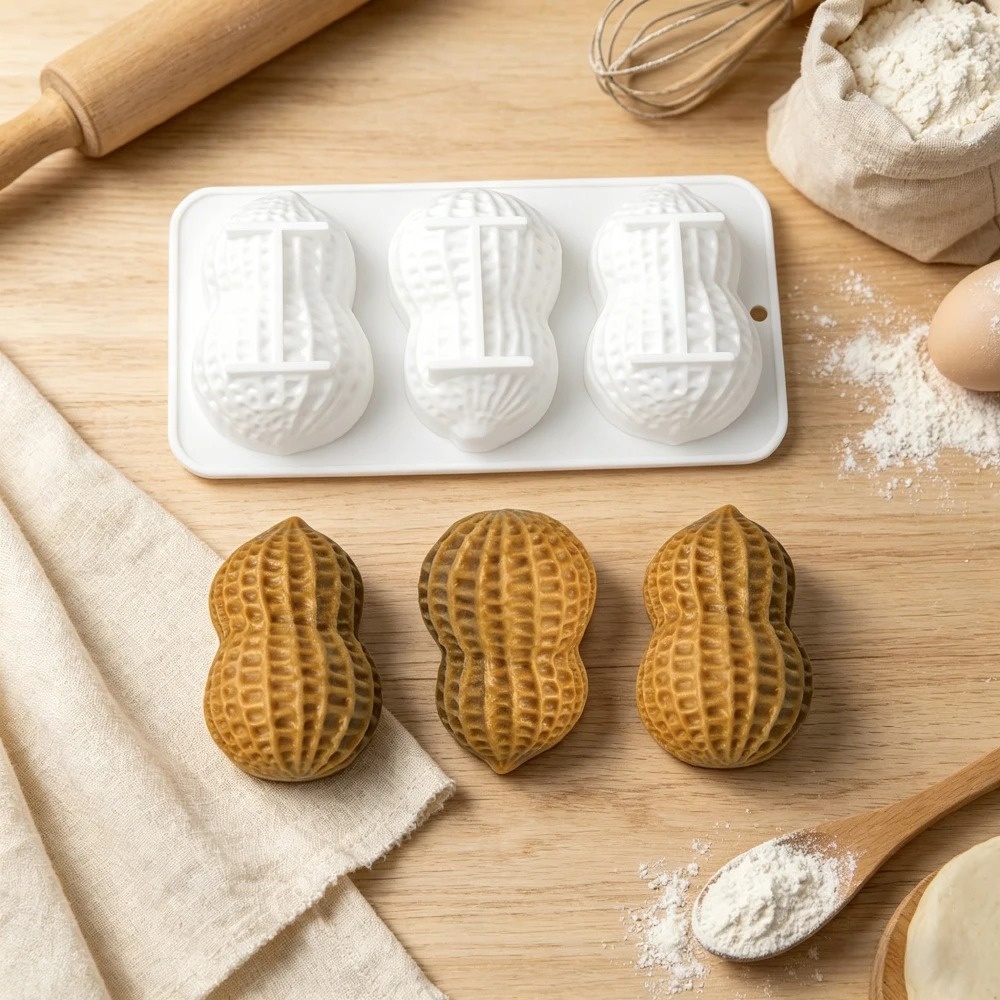 Peanut Design Silicone Chocola - Kitchen Baking Gadgets review and price