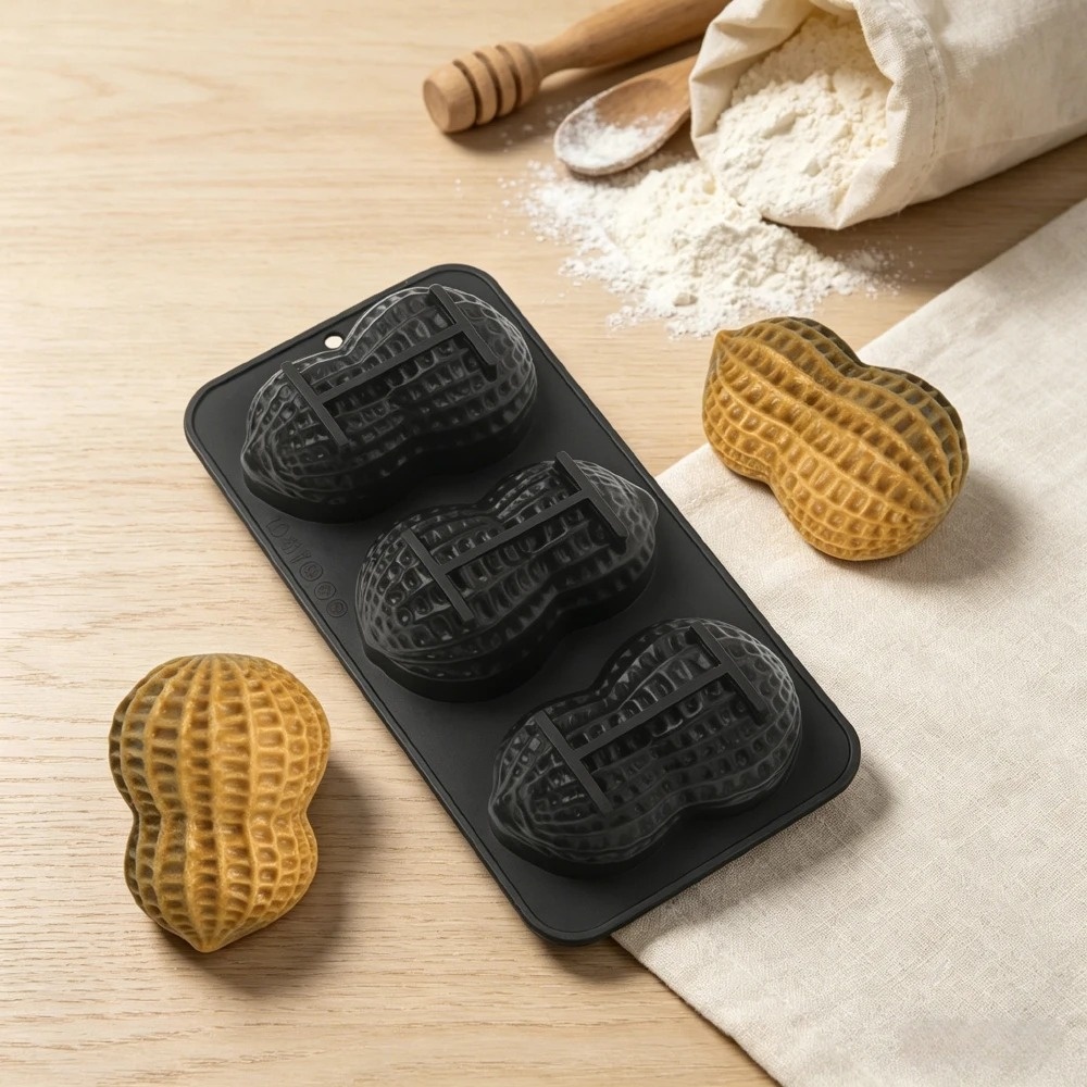 Peanut Design Silicone Chocola - Kitchen Baking Gadgets review and price