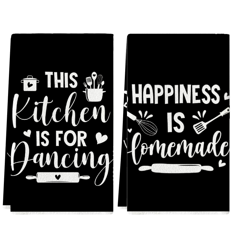 2Pcs, Kitchen Towels with Fun  - Kitchen Baking Background review and price