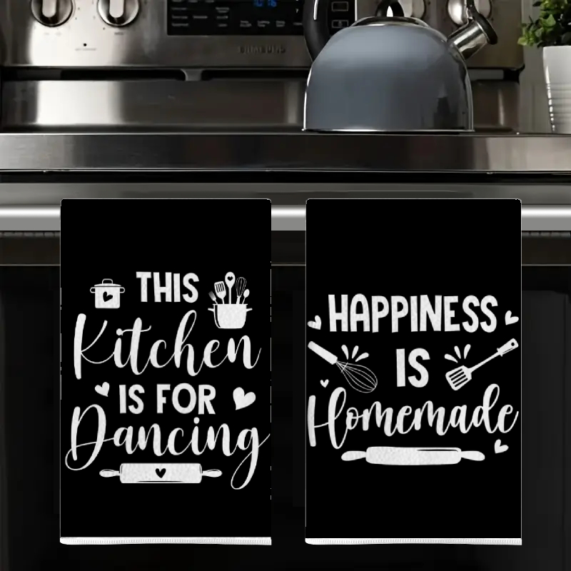 2Pcs, Kitchen Towels with Fun  - Kitchen Baking Background review and price