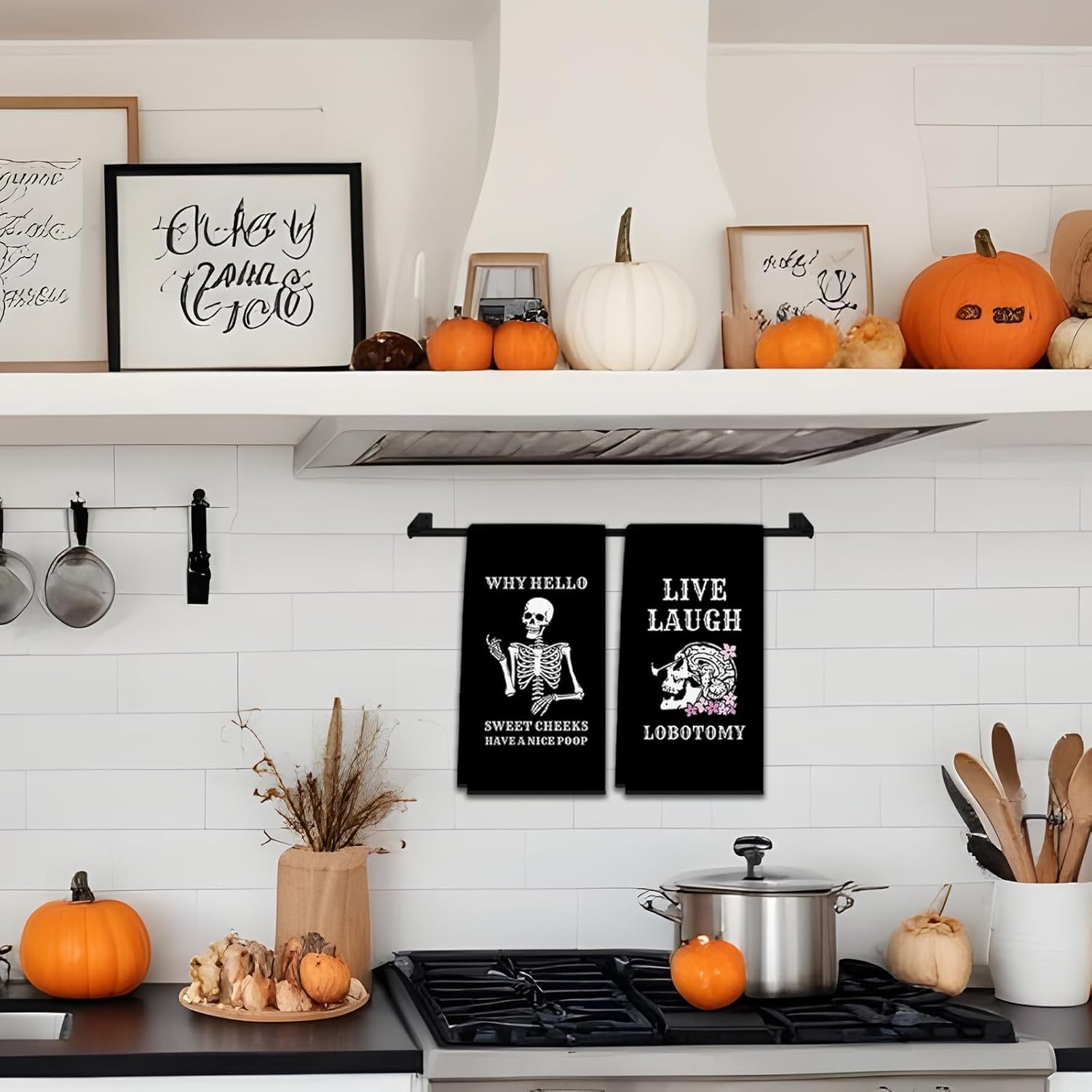 2Pcs, Gothic Skull-Themed Kitc - Kitchen Baking Necessities review and price