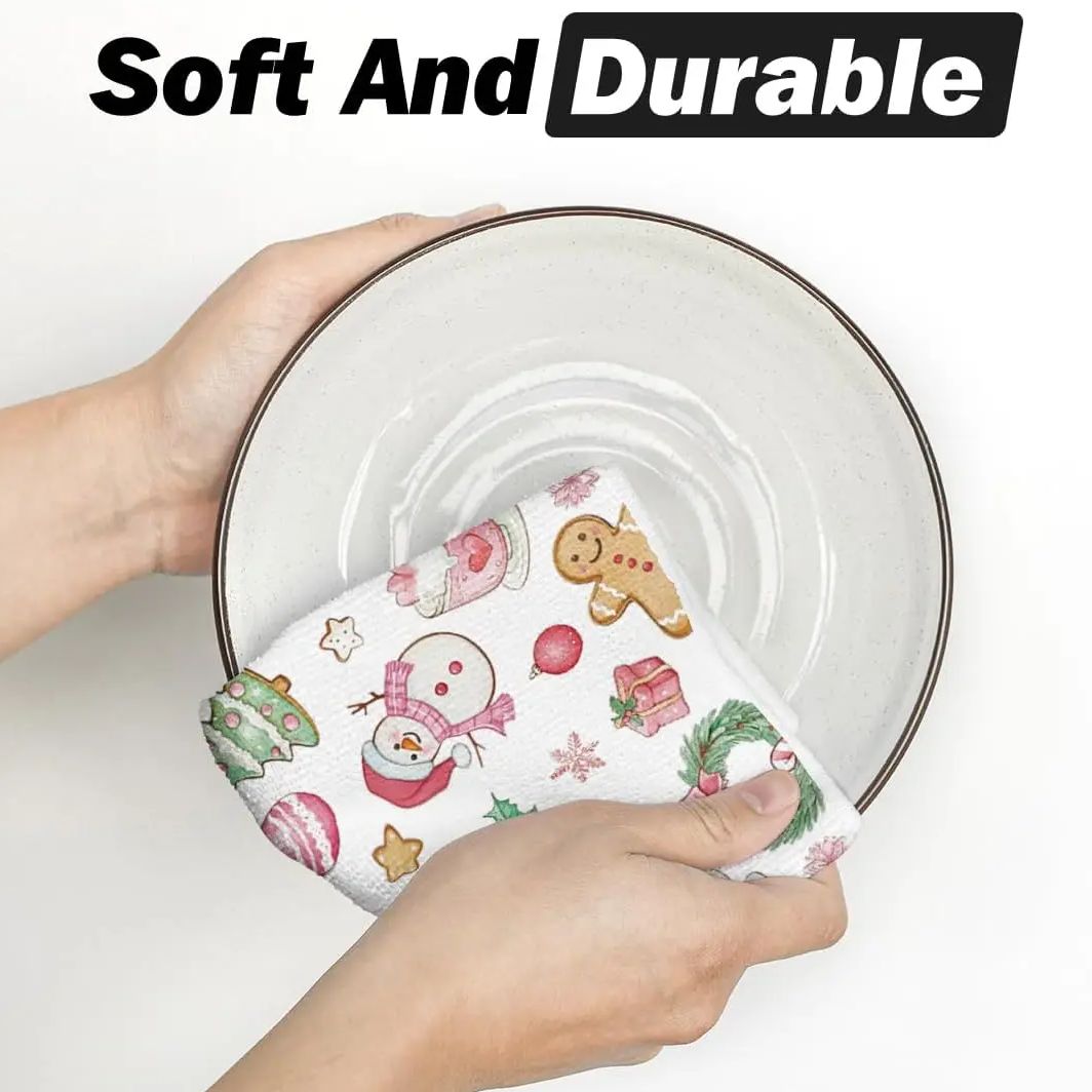 2Pcs, Pink Snowman Christmas T - Kitchen Baking Necessities review and price