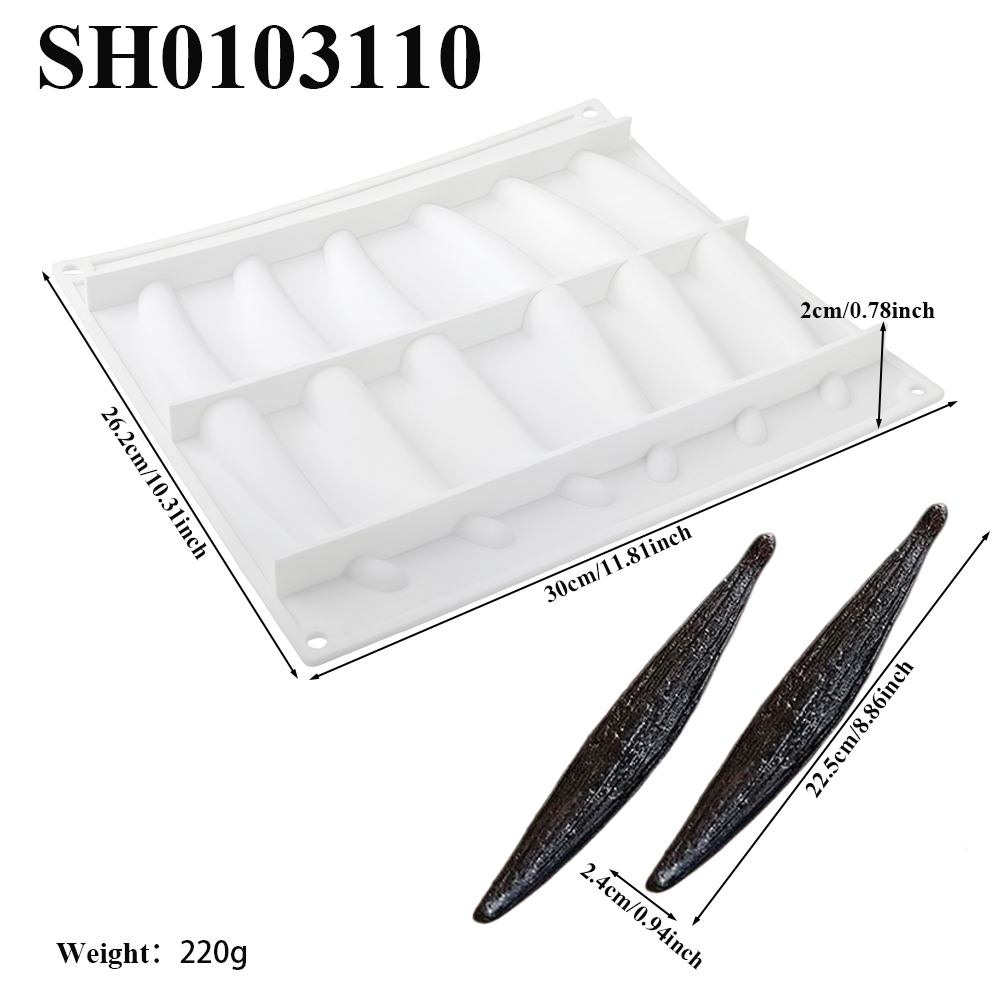 1 or 6 or 10-Cell Vanilla Pod  - Kitchen Baking Gadgets review and price