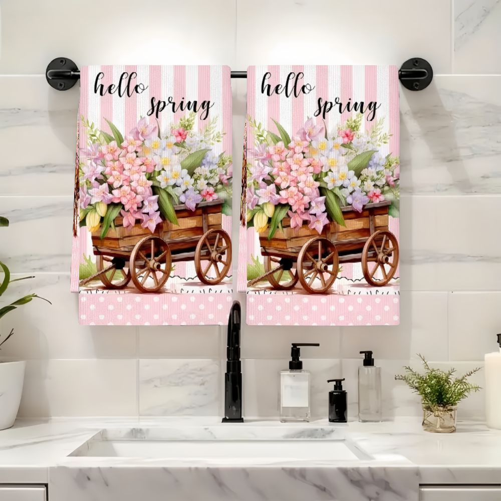 2Pcs, Spring Flower Cart Kitch - Kitchen Baking Cart review and price