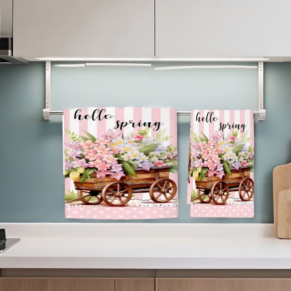 2Pcs, Spring Flower Cart Kitch - Kitchen Baking Cart review and price