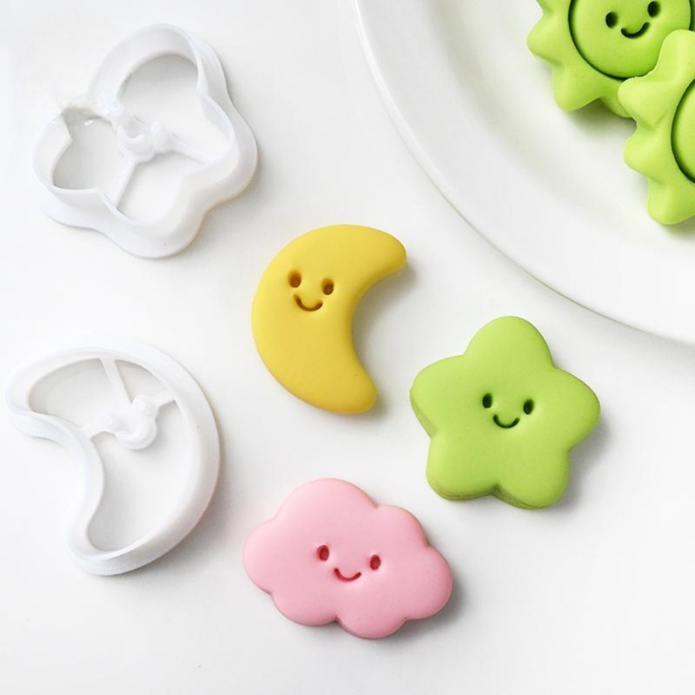 Cookie Cutters Moon Stars Sun  - Kitchen Baking Molds review and price