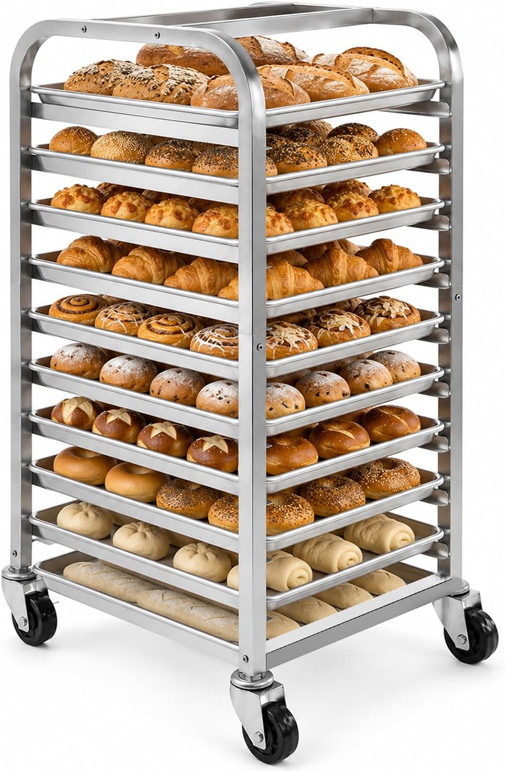 10 Tier Stainless Steel Sheet  - Kitchen Baking Cart review and price