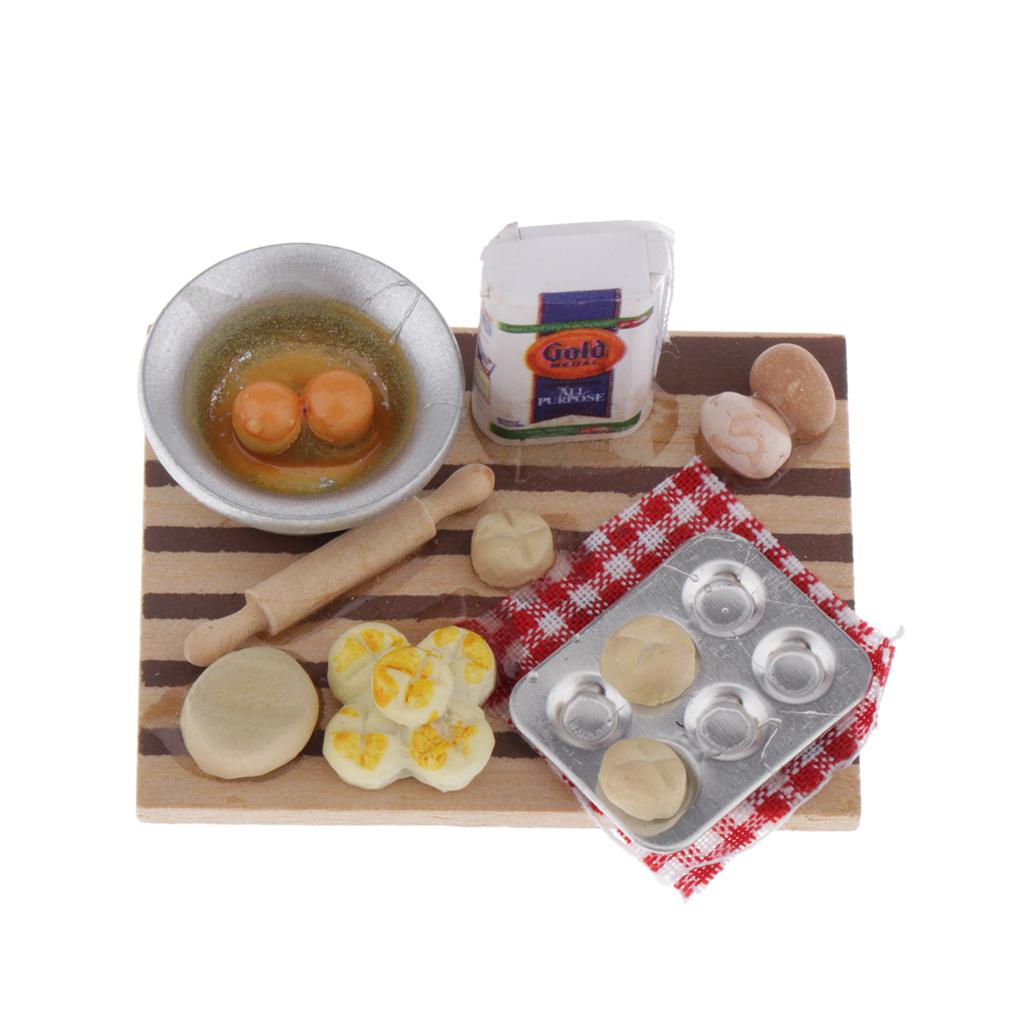 Miniature Kitchen Dollhouse Br - Kitchen Kids Baking Set review and price